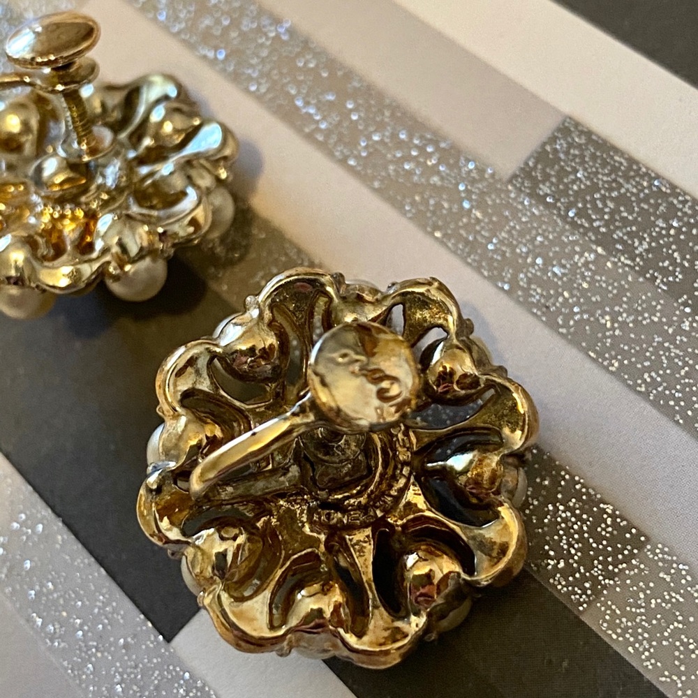 Rare vintage 1950s-1960s earrings - Picture 5 of 5